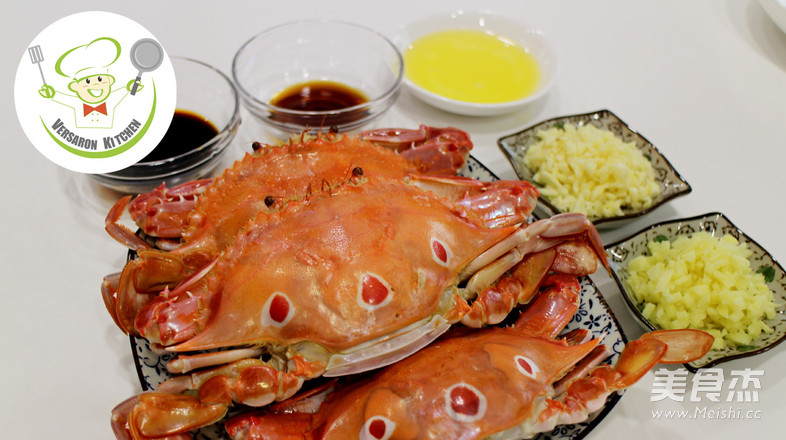 来自秋季的自然馈赠--原汁原味清蒸大花蟹