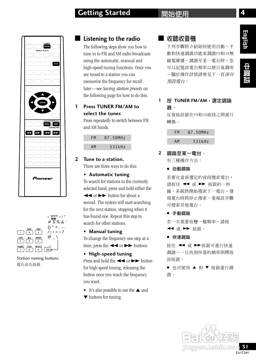 PIONEER XV-DV77调谐器S-DV77SW/S-DV77ST扬声器使用说:[2]