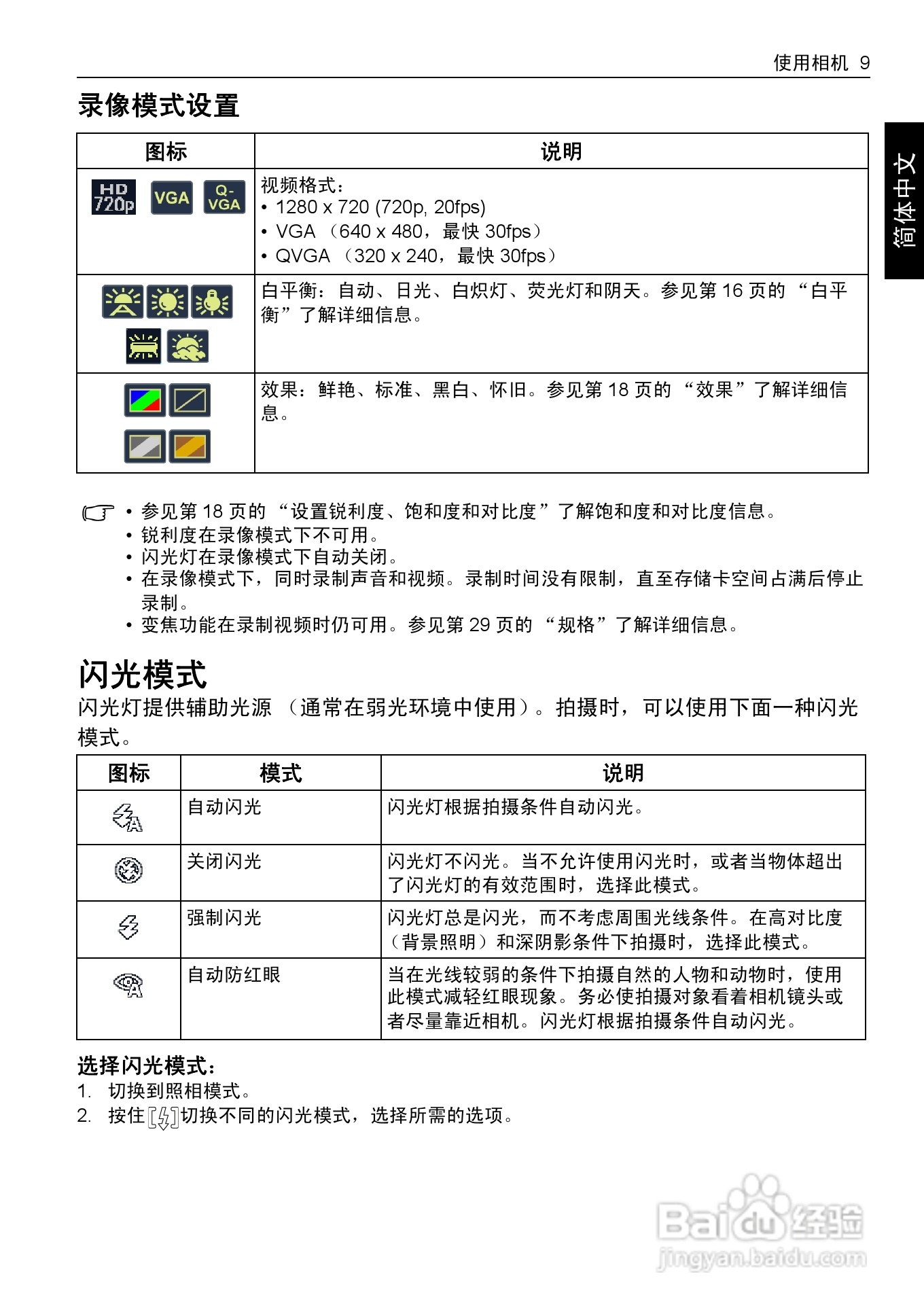 明基E1240数码相机使用说明书:[2]