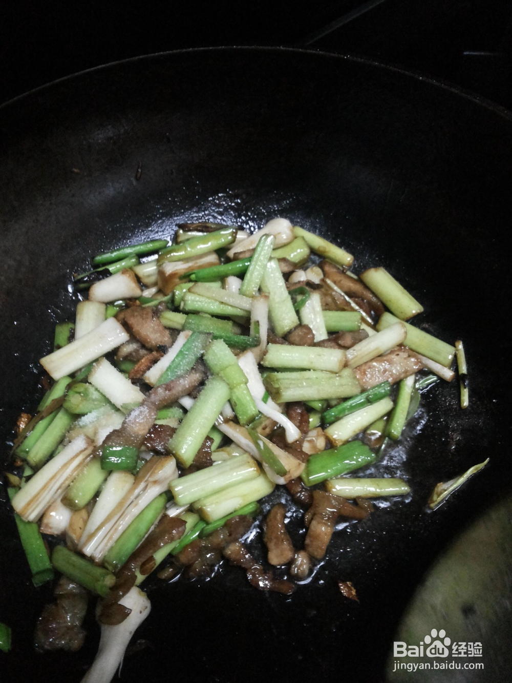 家常菜--蒜苗炒肉这样好吃