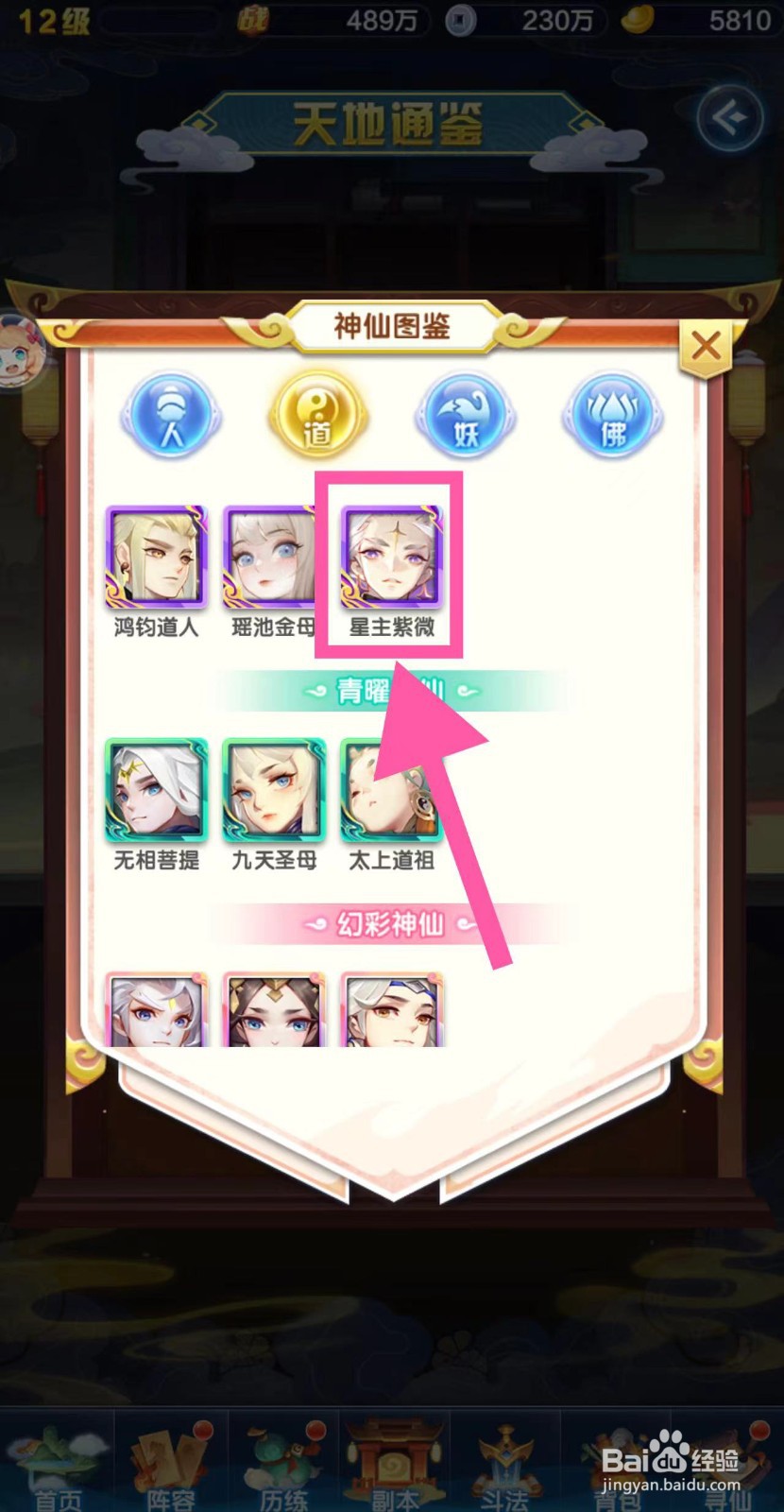 道友请留步怎么查看星主紫薇的化身技能