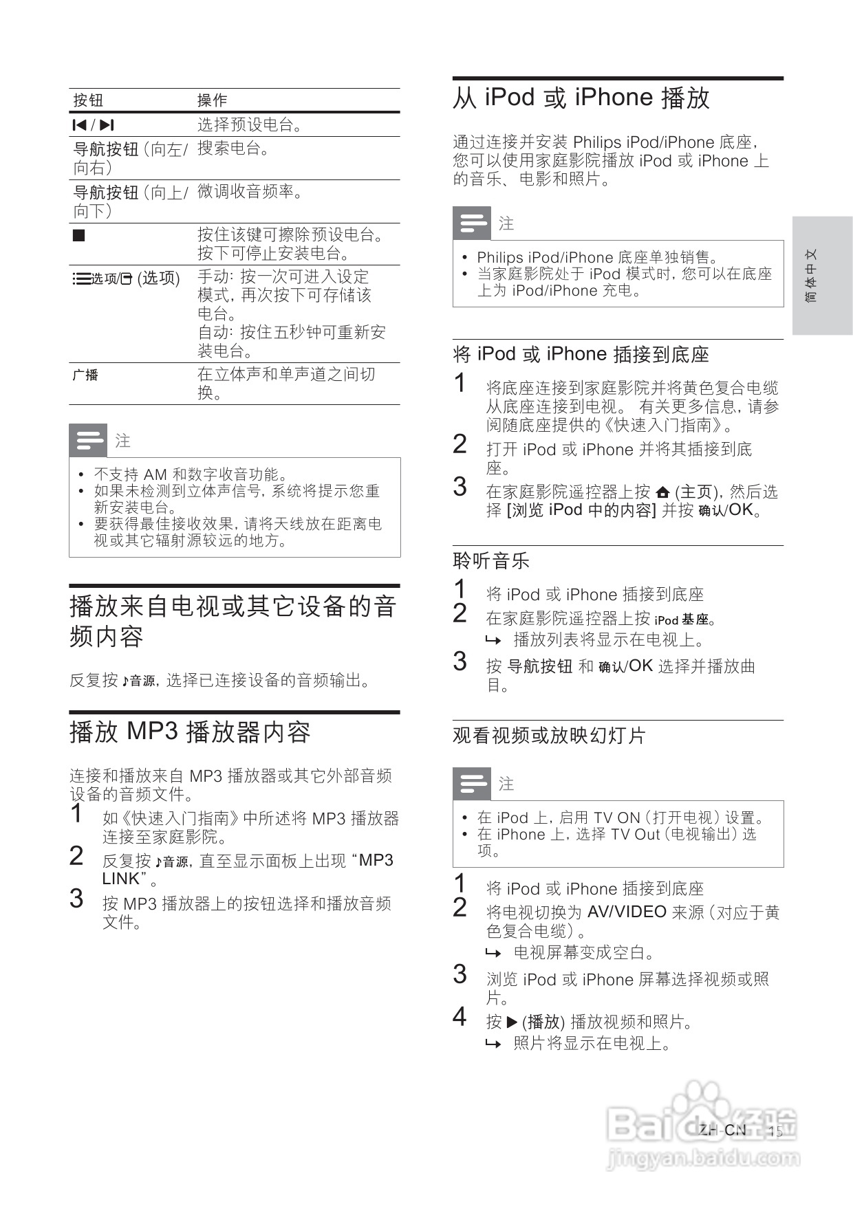 飞利浦HTS5560/93家庭影院使用说明书:[1]
