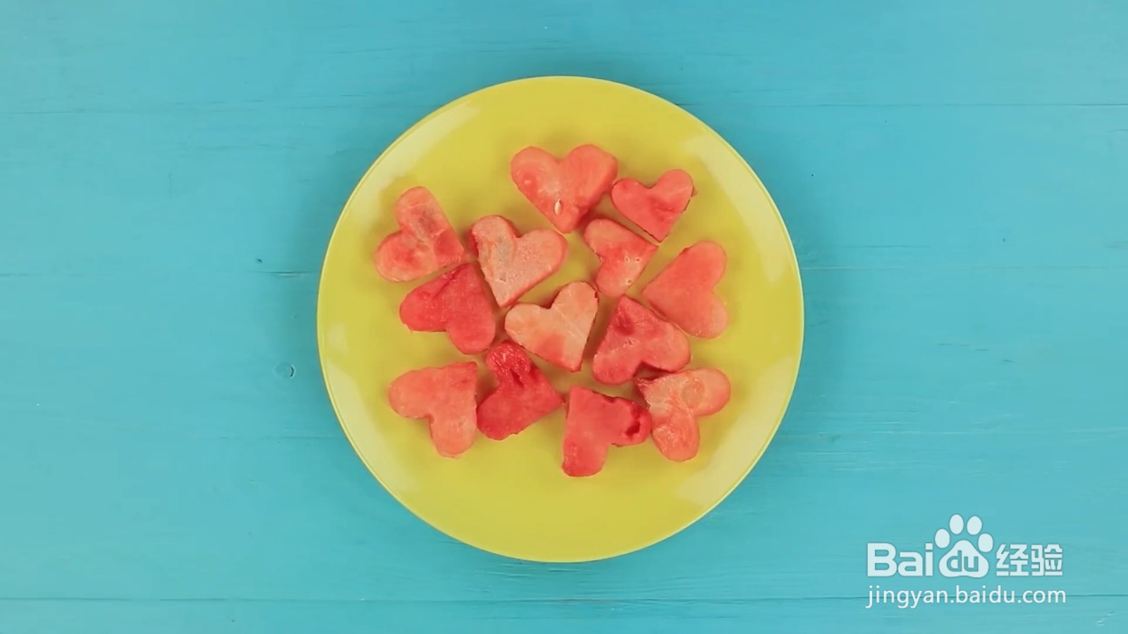 怎么制作表情西瓜