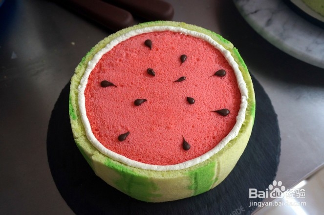 西瓜蛋糕的做法