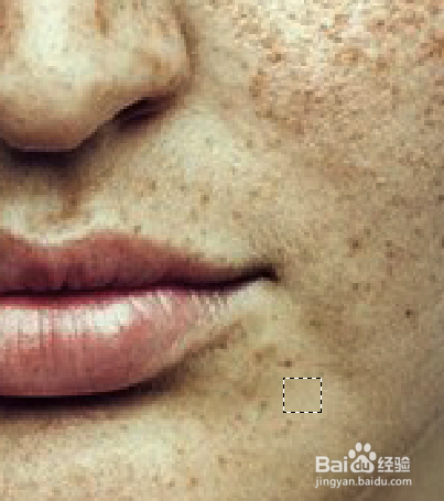 PS用自定义图案来给人物磨皮