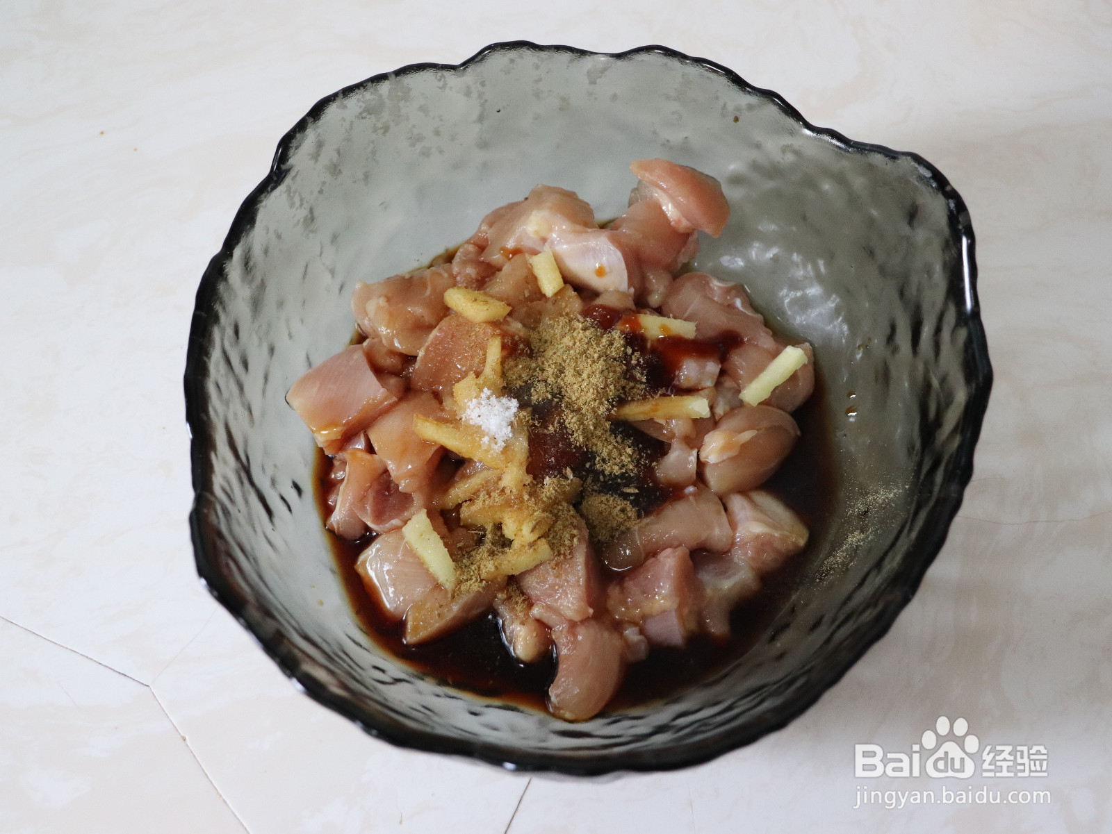 彩椒鸡肉串的做法
