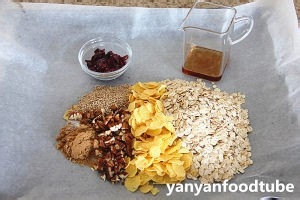 养生食补烘焙麦片(玉米口味)的做法