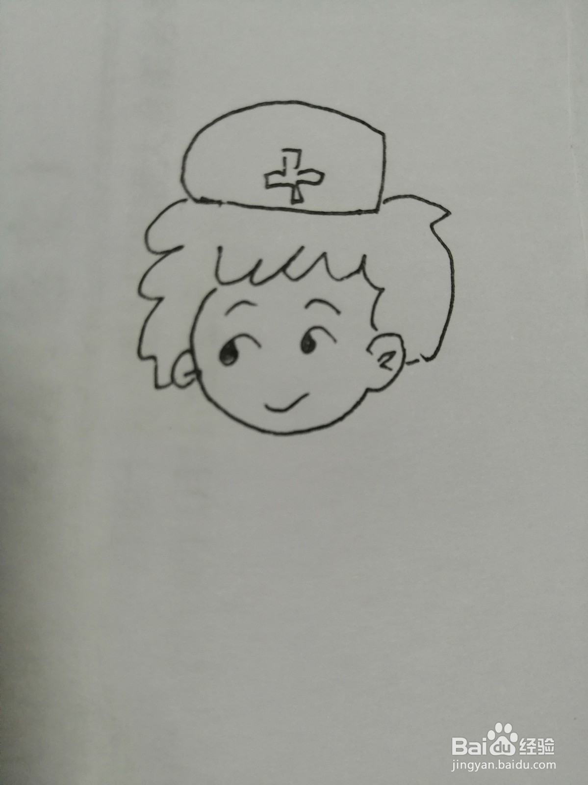 简笔画小护士怎么画