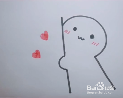 怎样画出可爱的暗恋小人