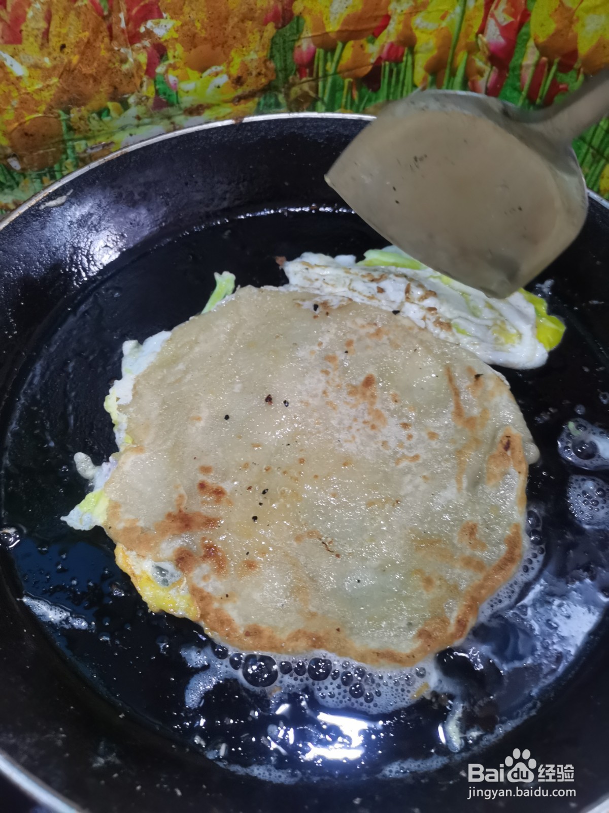 葱香鸡蛋烙饼