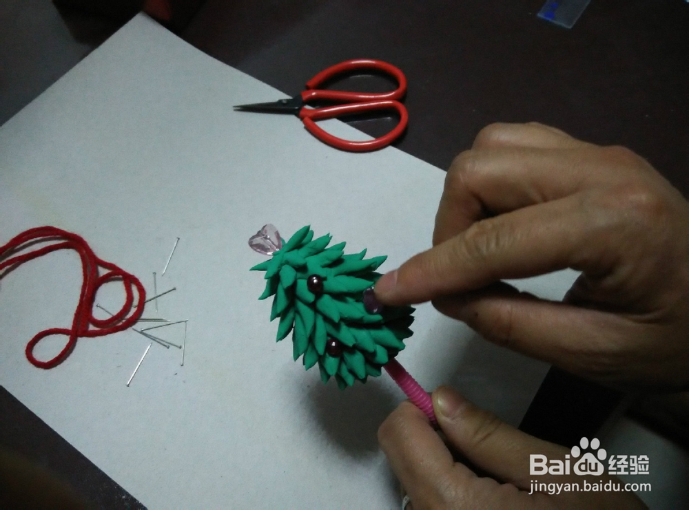 萌萌的圣诞树制作方法