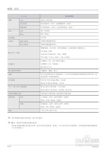 【说明书】三星S24A450SW液晶显示器（四）