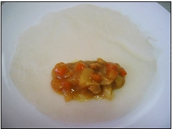 脆皮咖喱猪肉卷