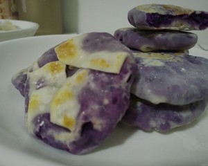 怎么做低脂奶香紫薯饼