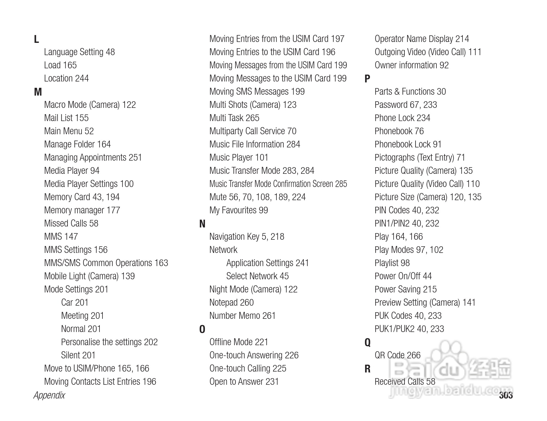 东芝803T手机使用说明书:[31]