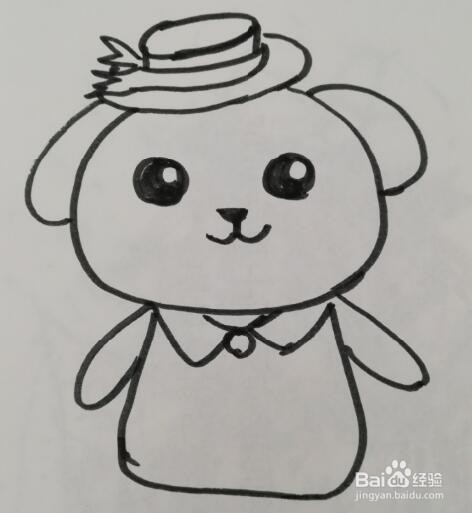 动物简笔画 小狗的画法