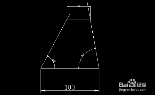cad2017如何绘制梯形