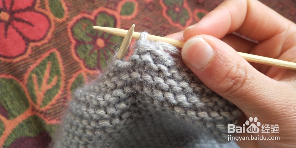 只有一种针式的围巾最简织法