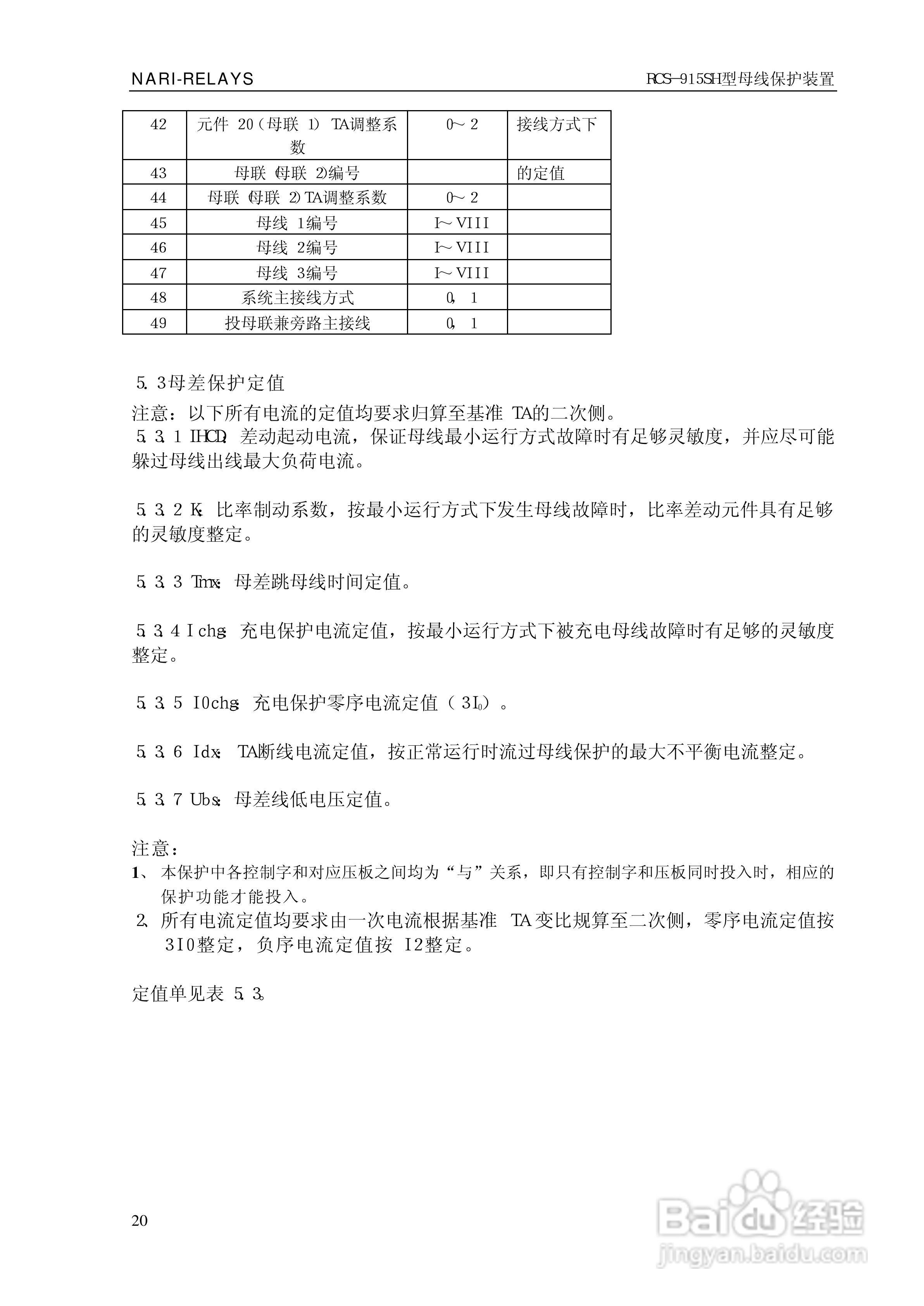 RCS-915SH型微机母线保护装置技术和使用说明书:[3]