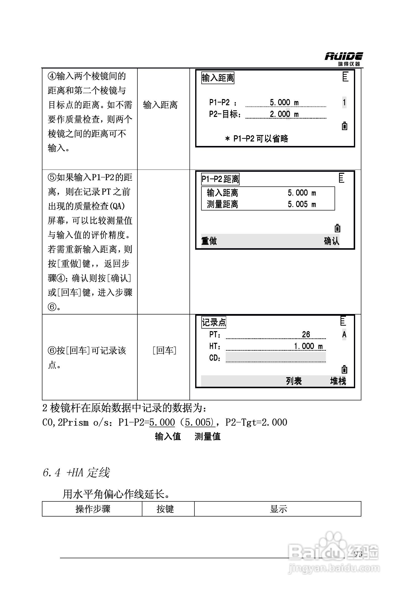瑞得RTS-862/5R全站仪说明书:[10]