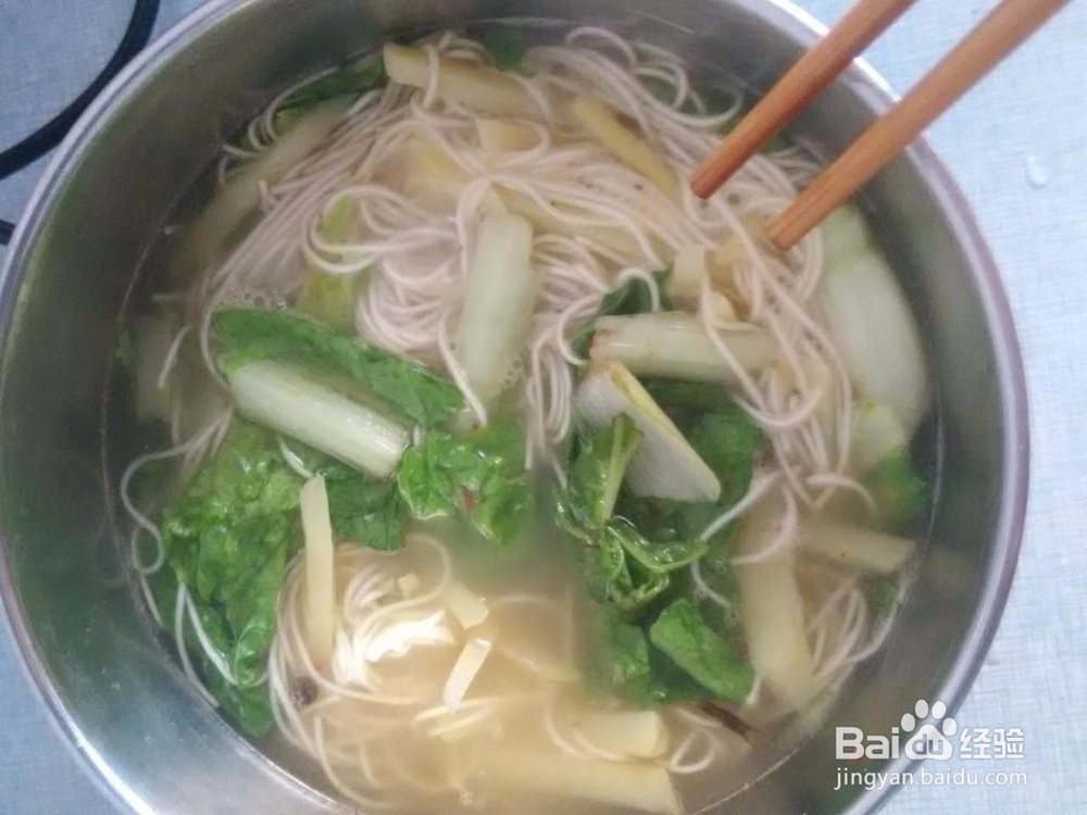 宿舍土豆青菜面