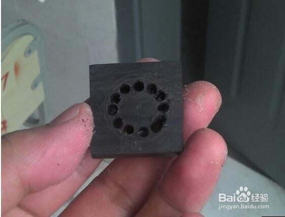 自制饭卡戒指。