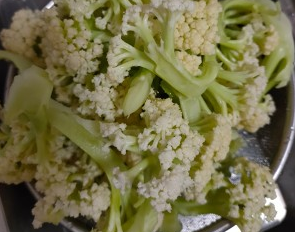 豆豉爆炒有机花菜