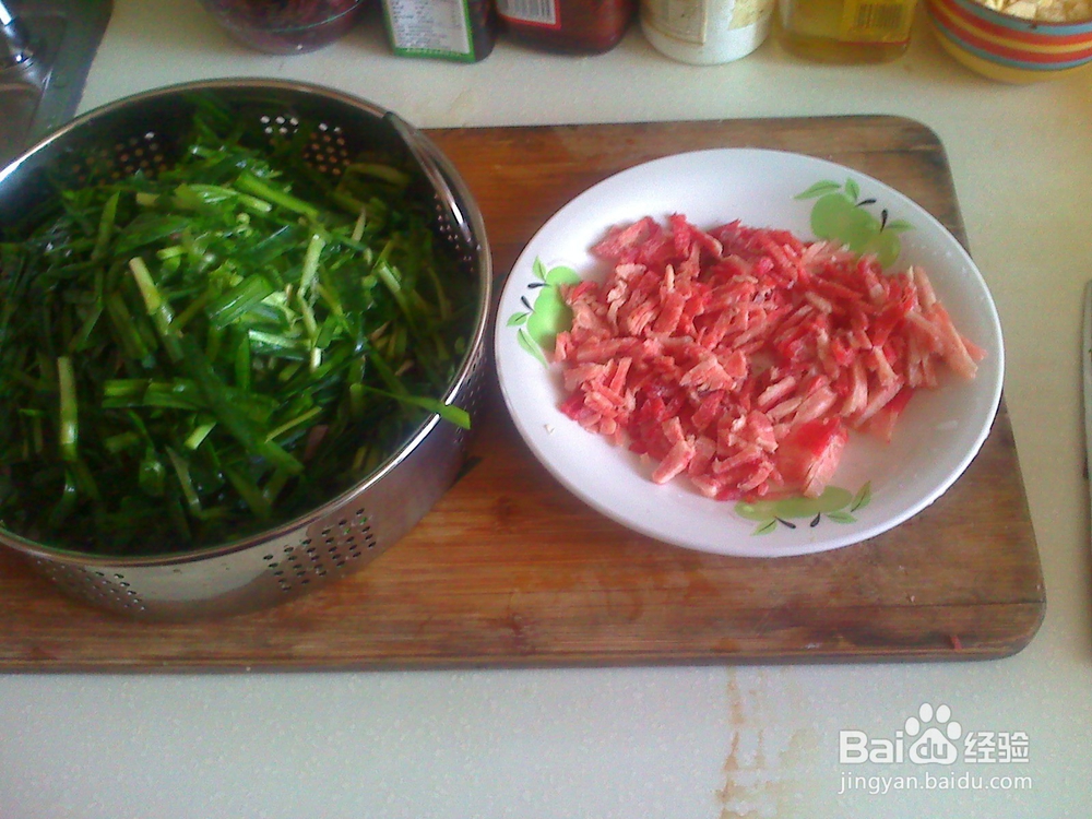 怎样做牛肉丝炒韭菜