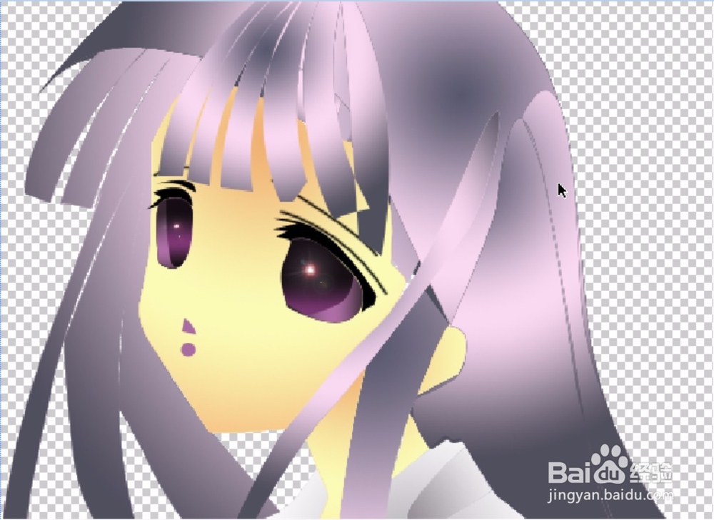 卡通美少女图片