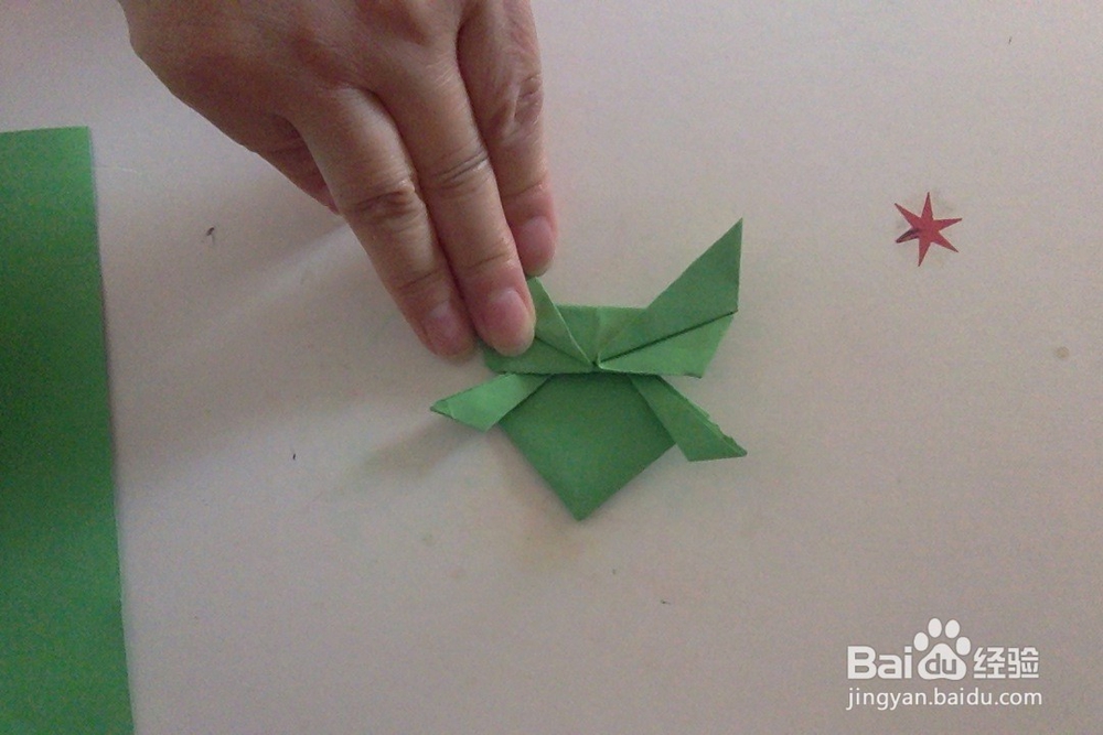 小青蛙折纸教程