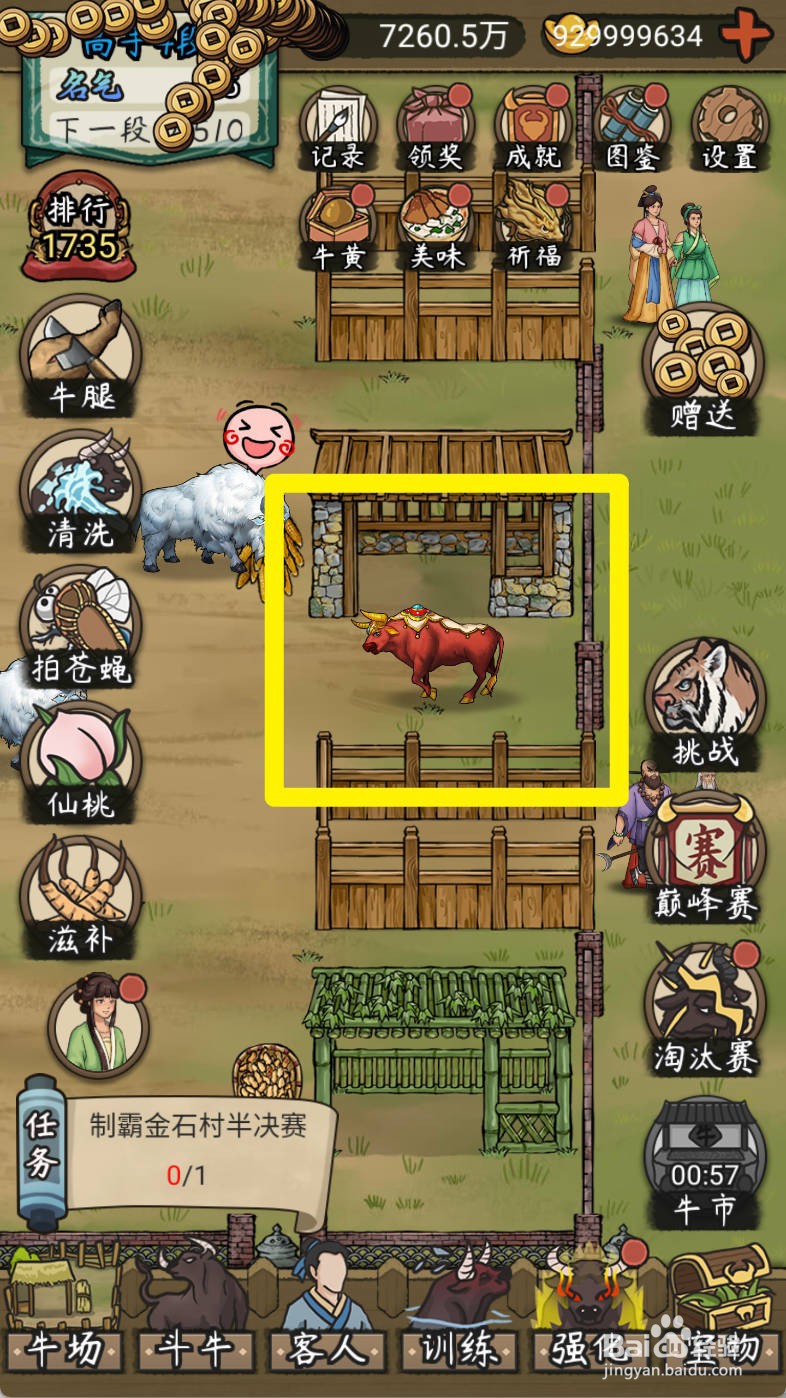 叫我养牛王如何购买顶过母狮子的五彩牛