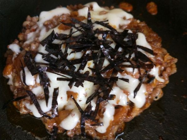 辣萝卜芝士炒饭