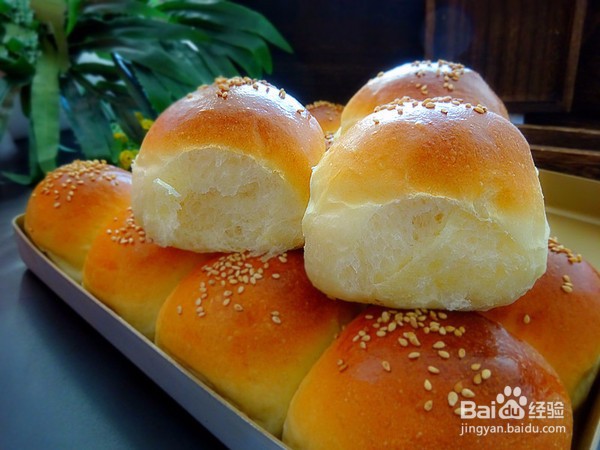 奶香软面包的做法