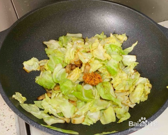 油腐乳包菜炒肉