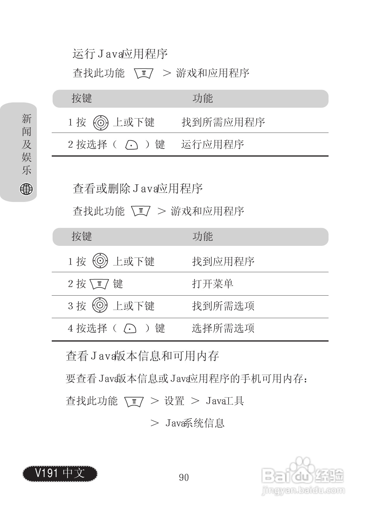 摩托罗拉V191手机使用说明书:[10]