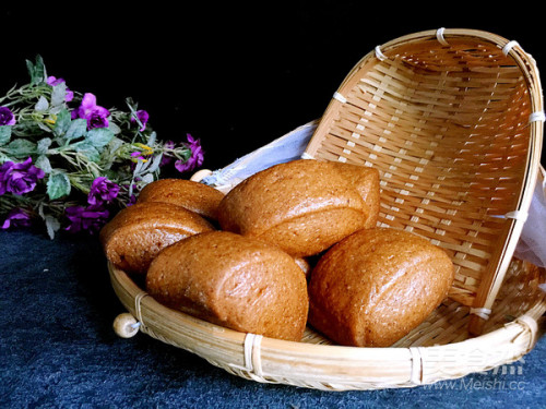 糙米红糖刀切馒头