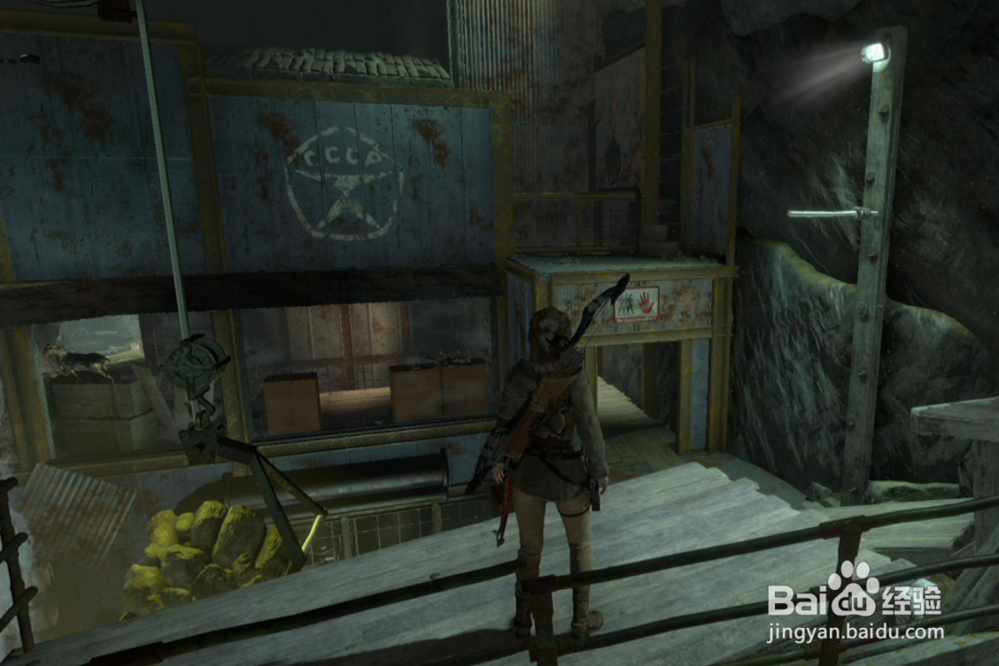 古墓丽影矿车挡水怎么没车了