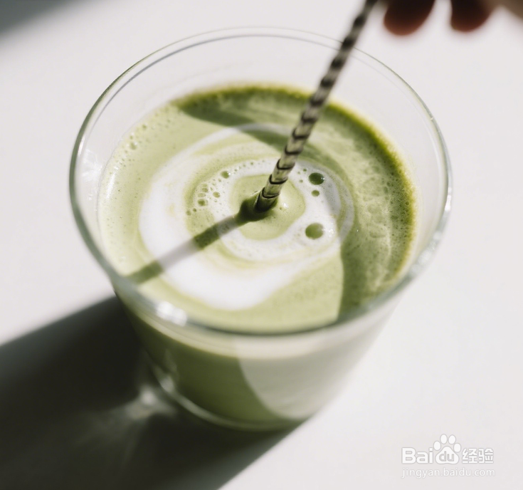 抹茶拿铁制作方法