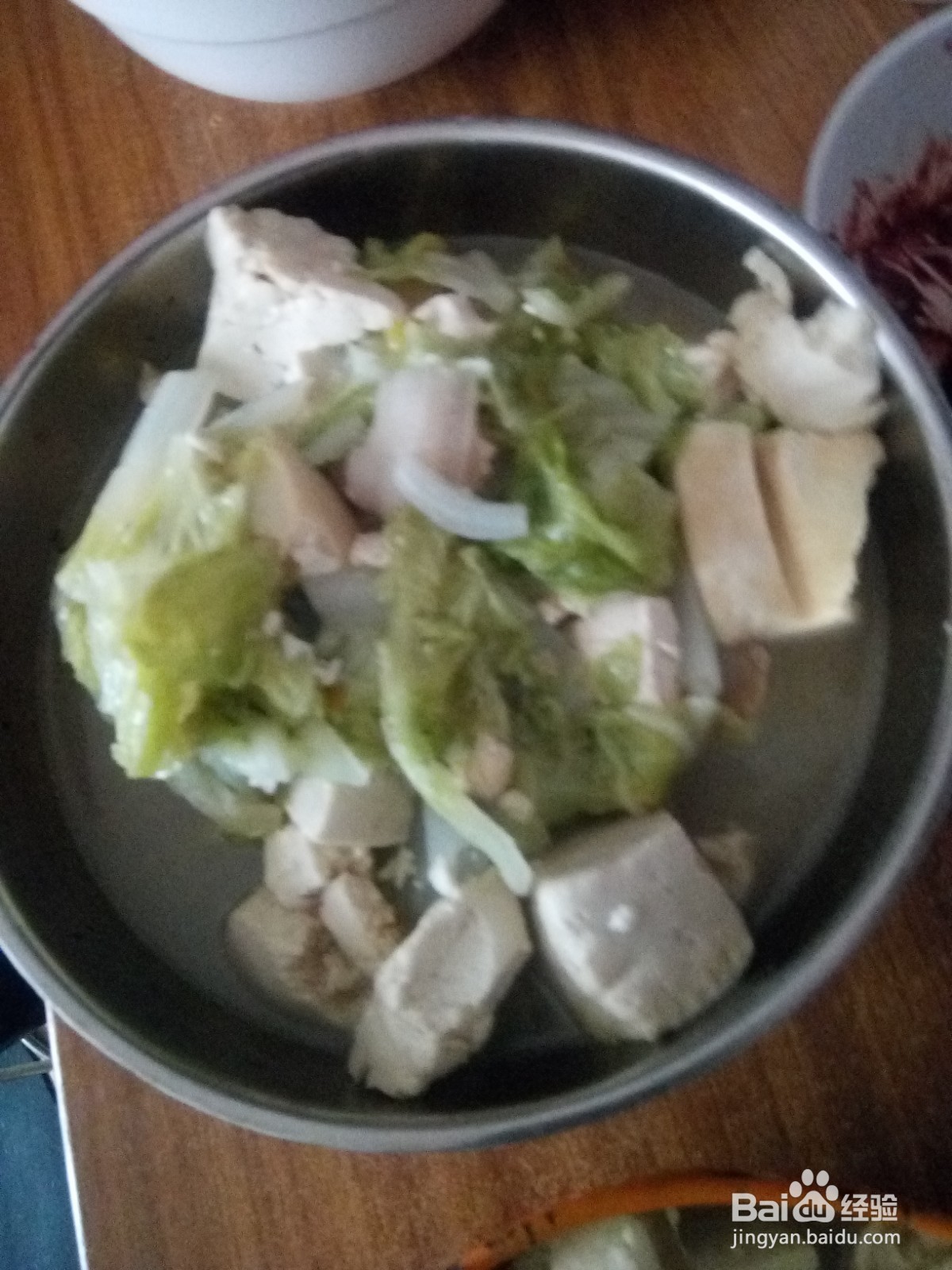 大白菜豆腐汤