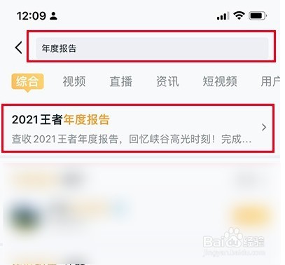 2021王者荣耀年度报告查看方法