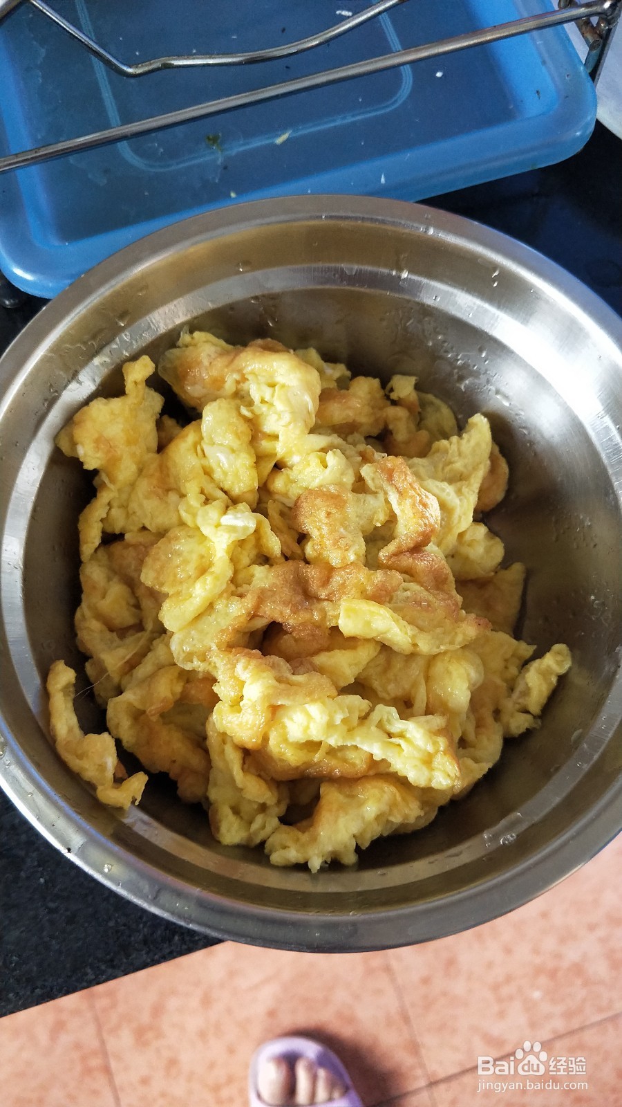 韭心炒鸡蛋的做法