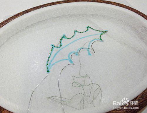 开始学习立体刺绣的绣法