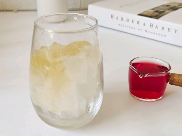 蔓越莓茶冻气泡饮料