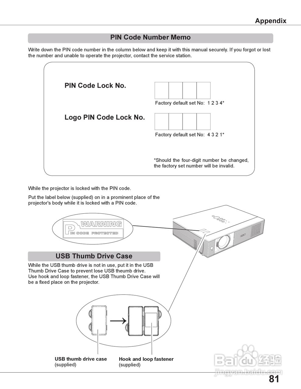 EIKI爱其 LC-XB43N投影机说明书:[9]
