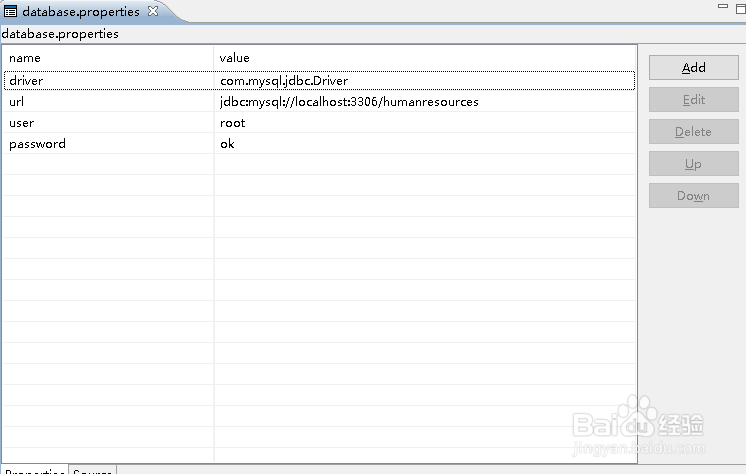 MyEclipse中数据源配置文件如何写