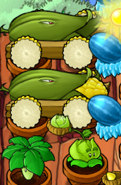 植物大战僵尸生存模式困难屋顶第二轮