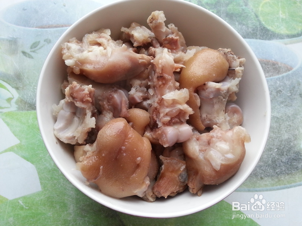 山药炖猪蹄的制作方法