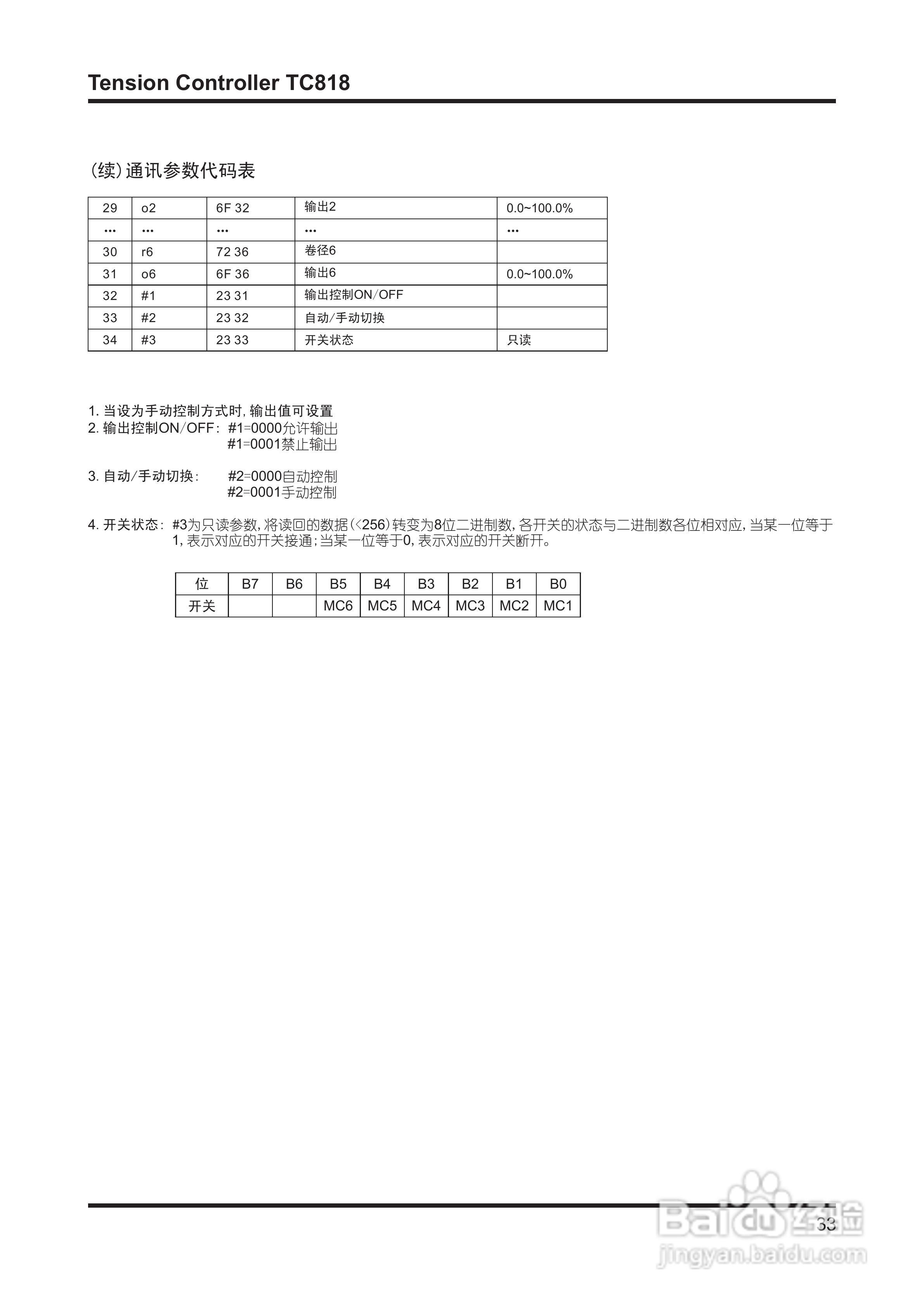 TC818张力控制器V4.00使用说明书:[4]