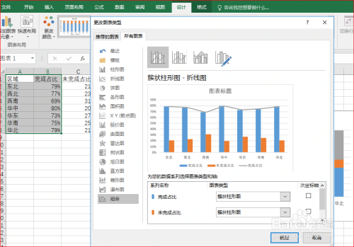 Excel中如何快速制作美观条柱形图