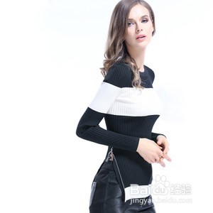 低领毛衣怎么搭配